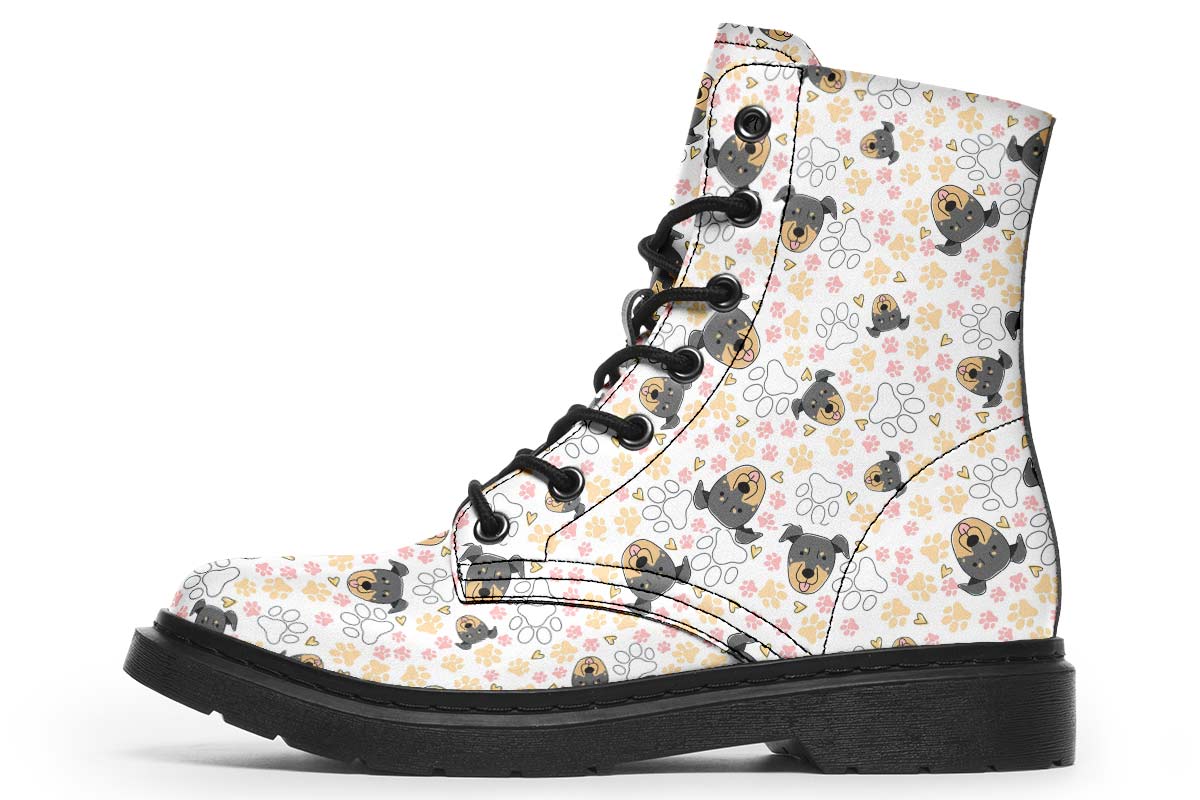 Beauceron Puppy Pattern Boots