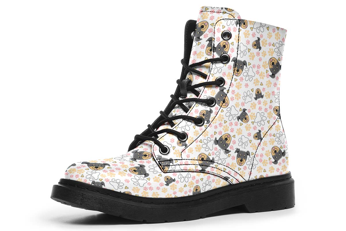 Beauceron Puppy Pattern Boots