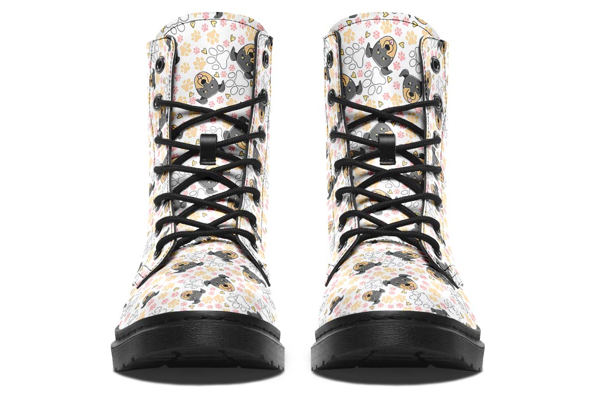 Beauceron Puppy Pattern Boots
