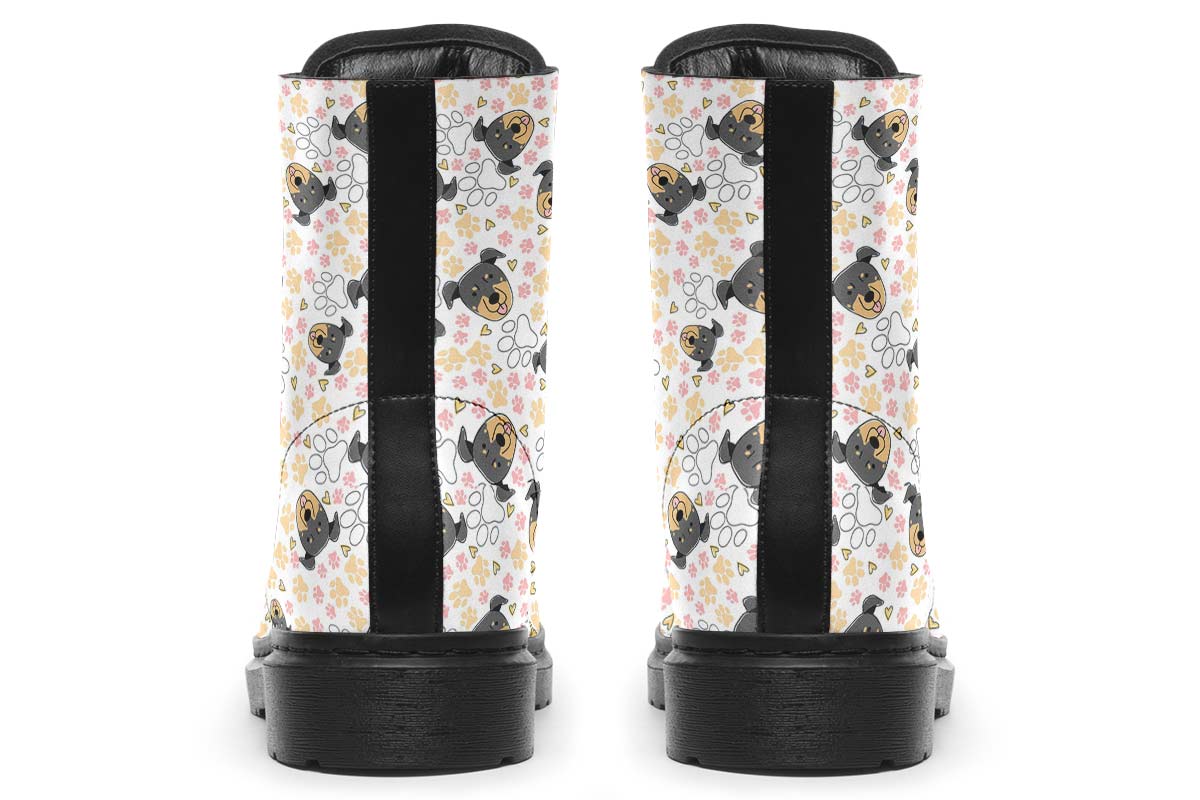 Beauceron Puppy Pattern Boots