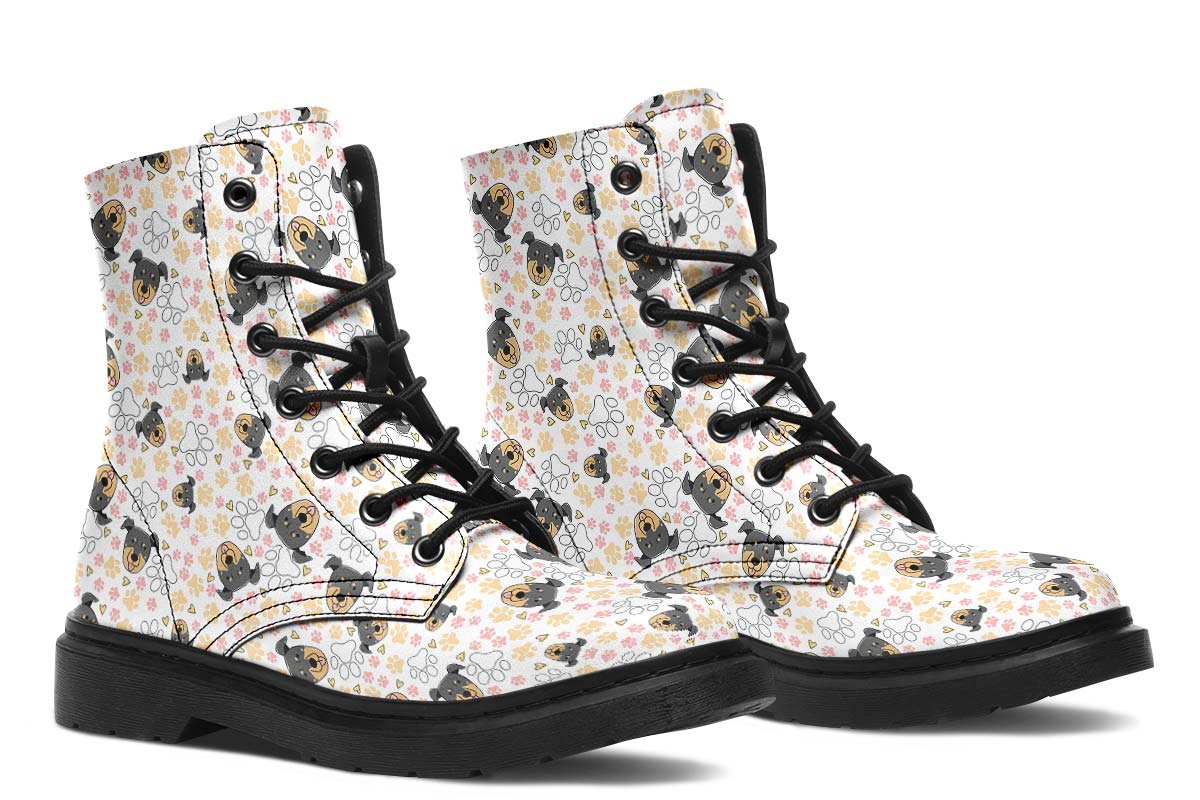 Beauceron Puppy Pattern Boots
