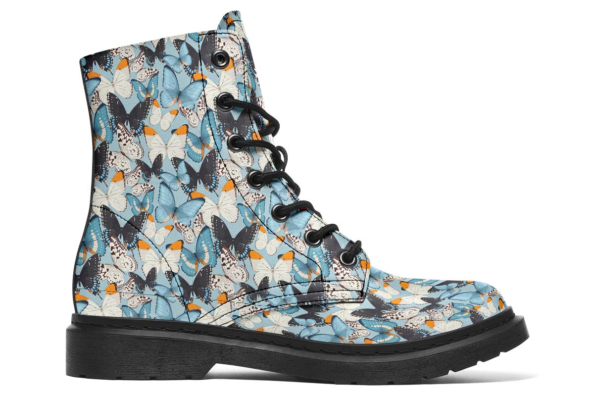 Beautiful Butterfly Pattern Boots