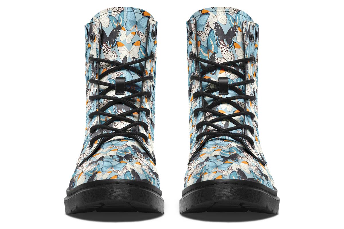 Beautiful Butterfly Pattern Boots