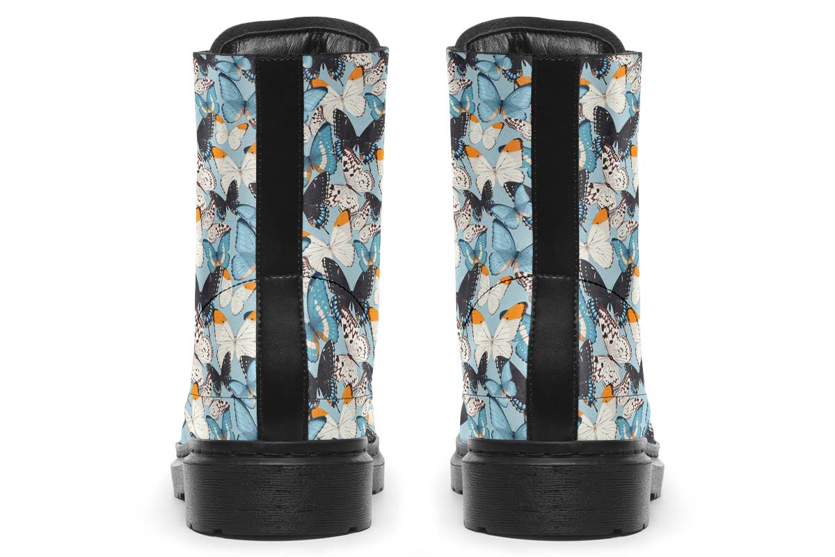 Beautiful Butterfly Pattern Boots