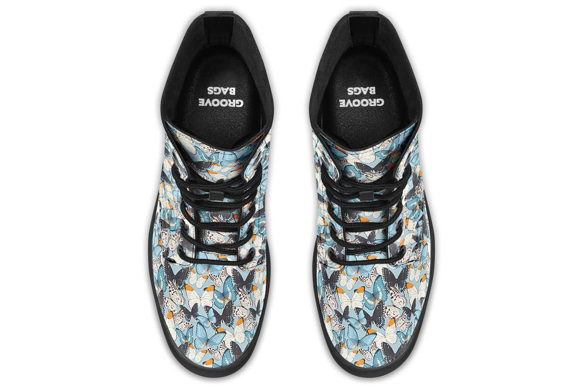 Beautiful Butterfly Pattern Boots
