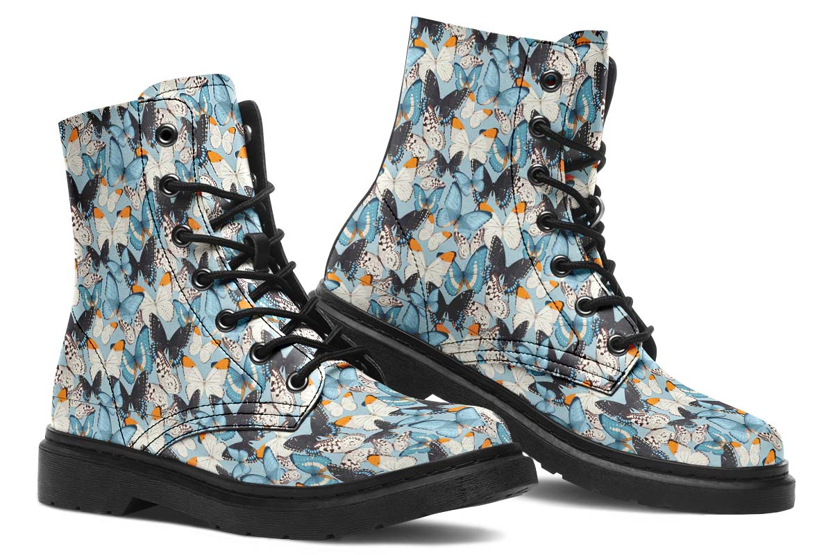 Beautiful Butterfly Pattern Boots