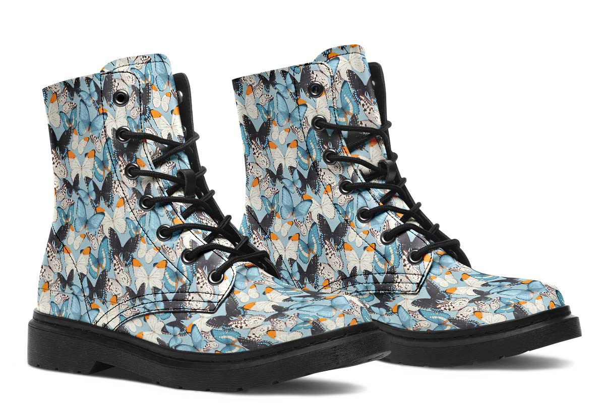 Beautiful Butterfly Pattern Boots