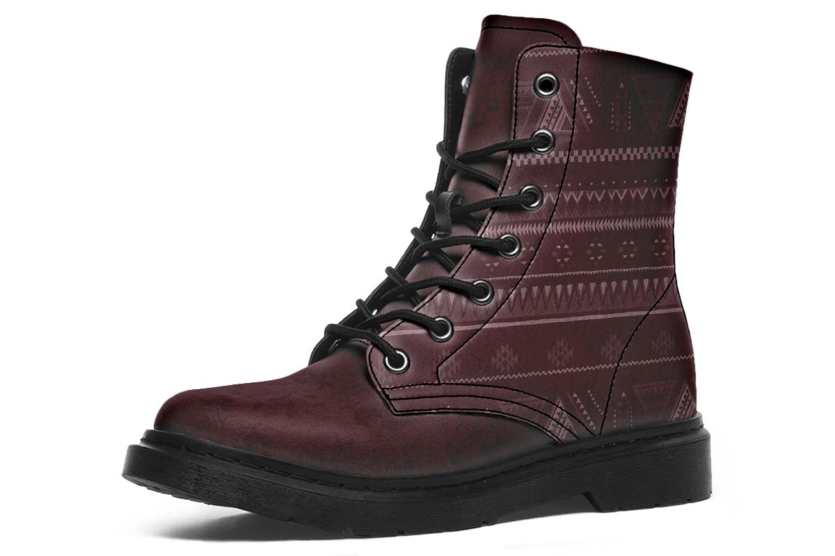 Bohemian Ethnic Burgundy