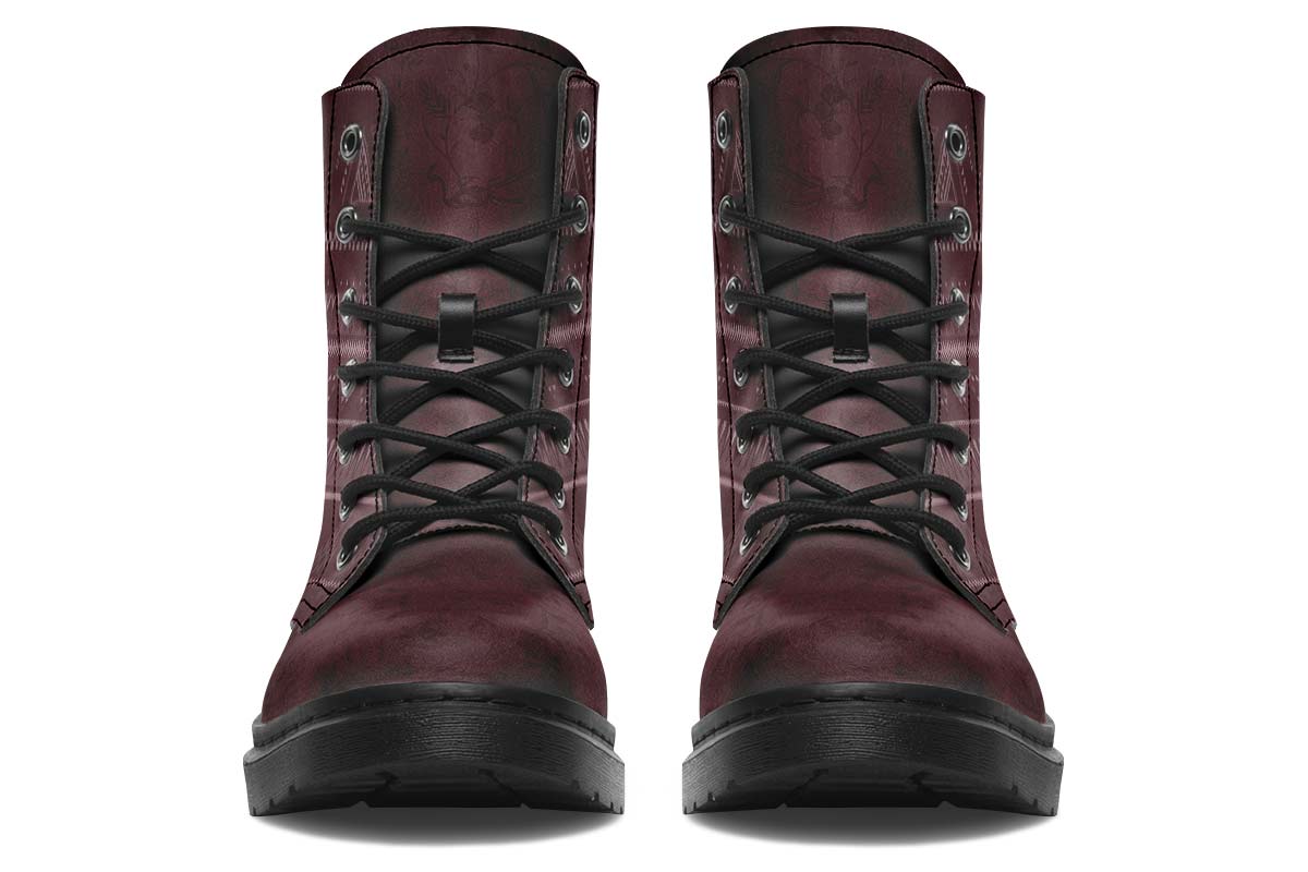 Bohemian Ethnic Burgundy