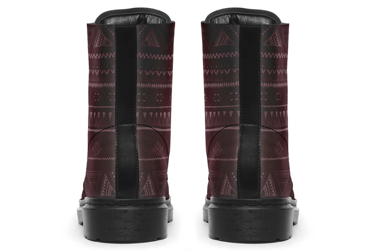 Bohemian Ethnic Burgundy