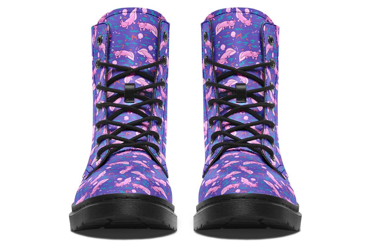 Cartoon Axolotl Boots