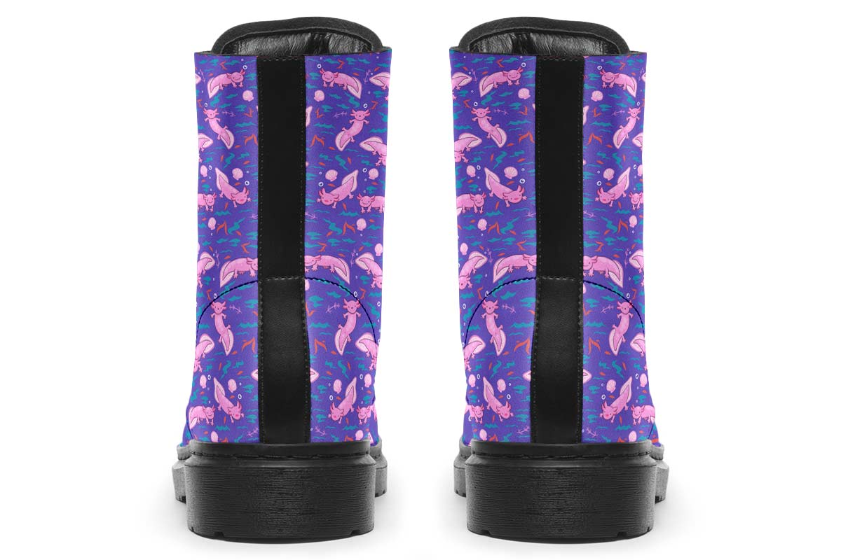 Cartoon Axolotl Boots