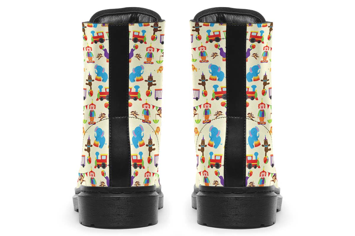 Circus Pattern Boots