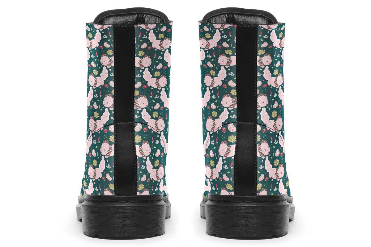 Cute Axolotl Pattern Boots
