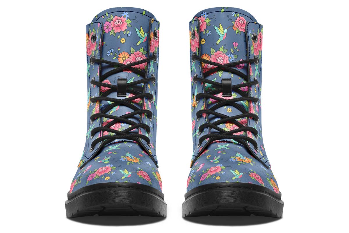 Cute Hummingbirds Pattern Boots
