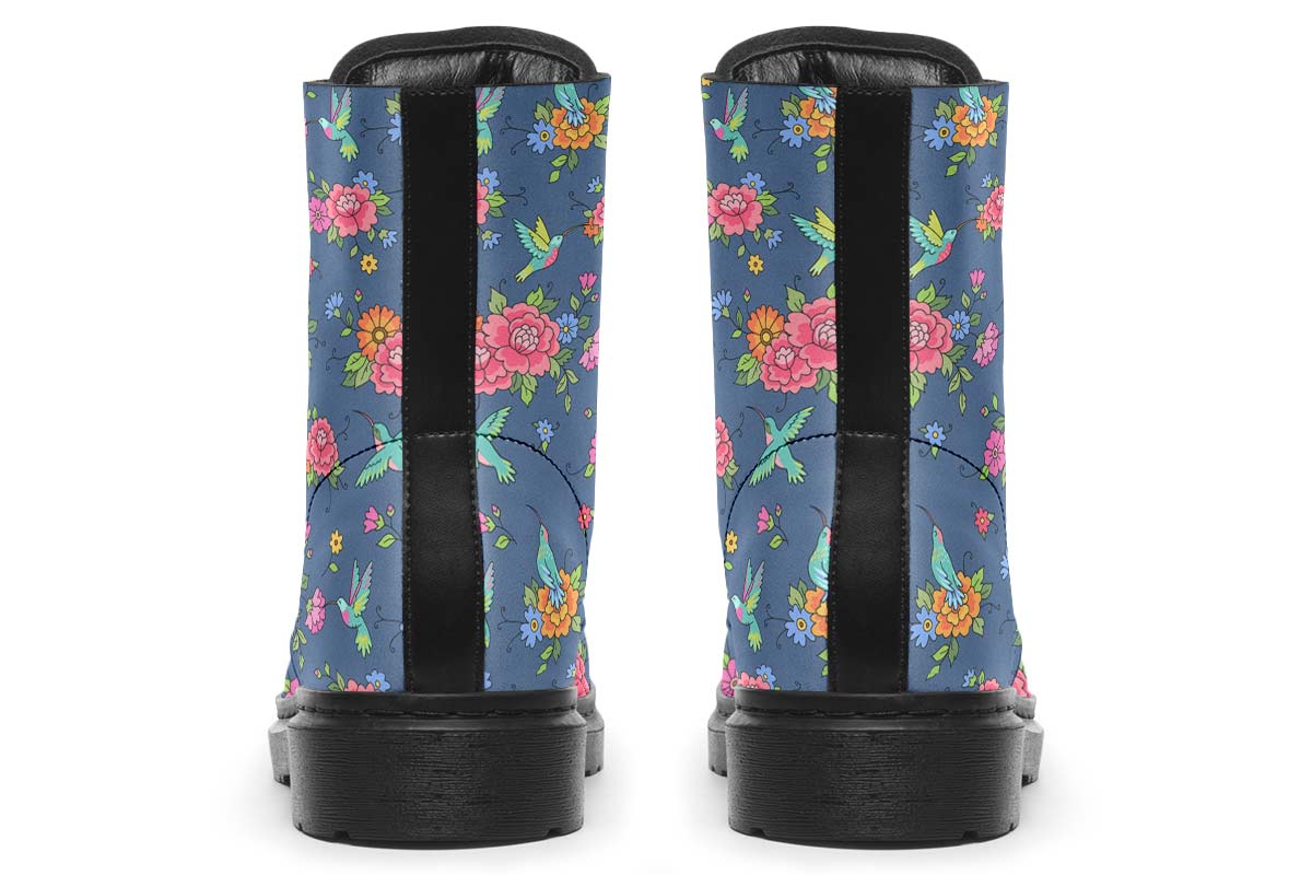 Cute Hummingbirds Pattern Boots