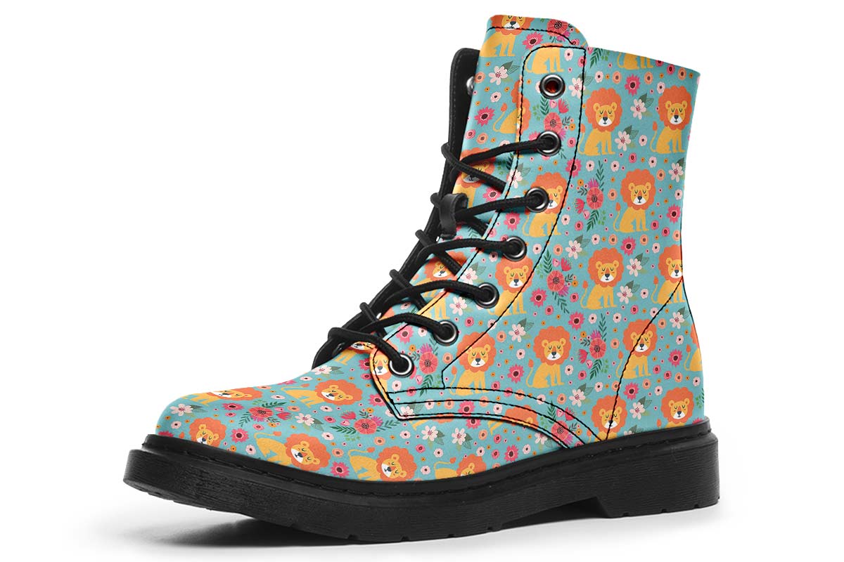Cute Lion Pattern Boots