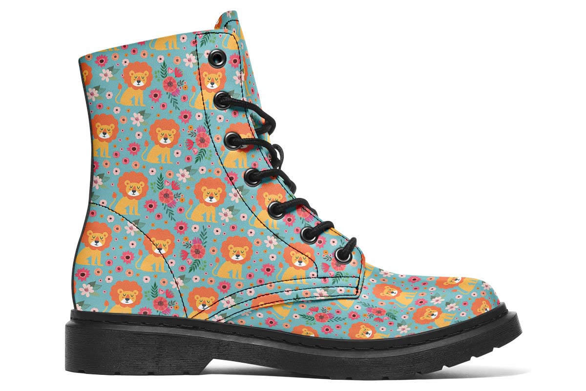 Cute Lion Pattern Boots