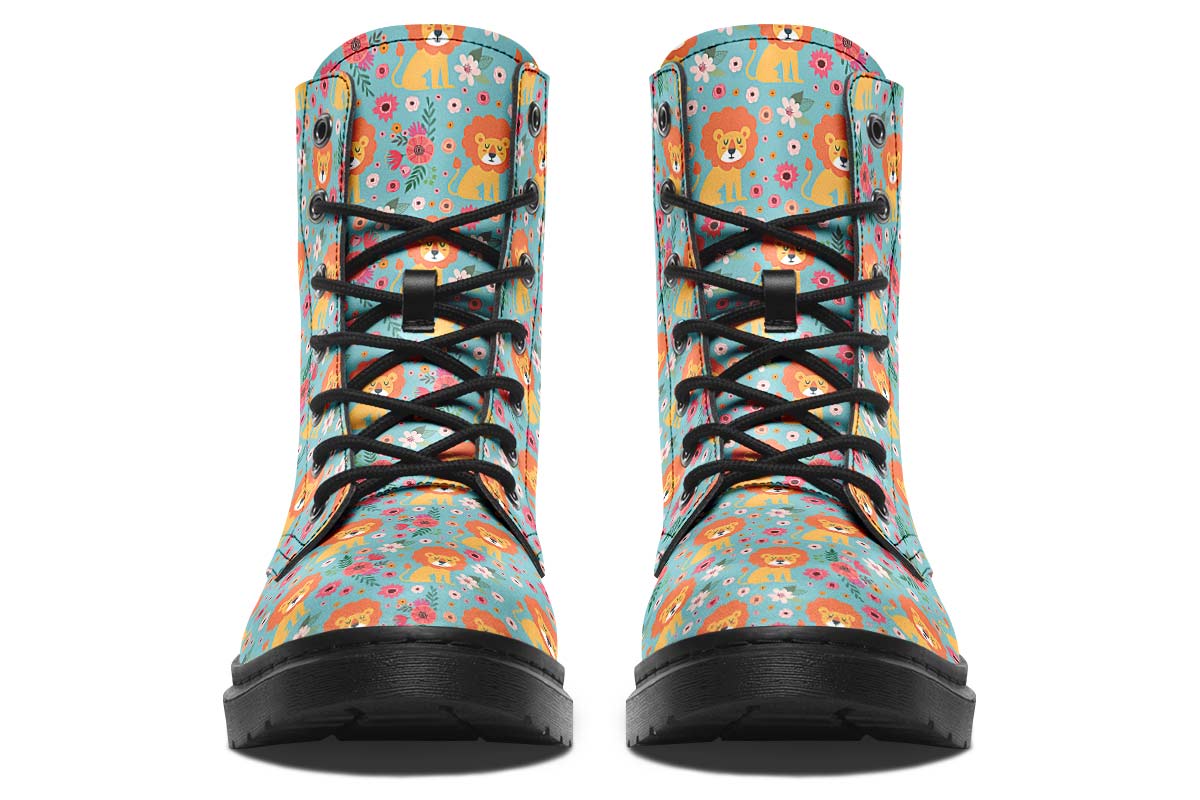 Cute Lion Pattern Boots