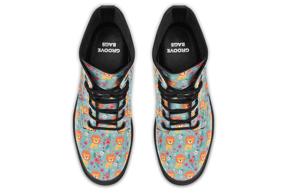 Cute Lion Pattern Boots