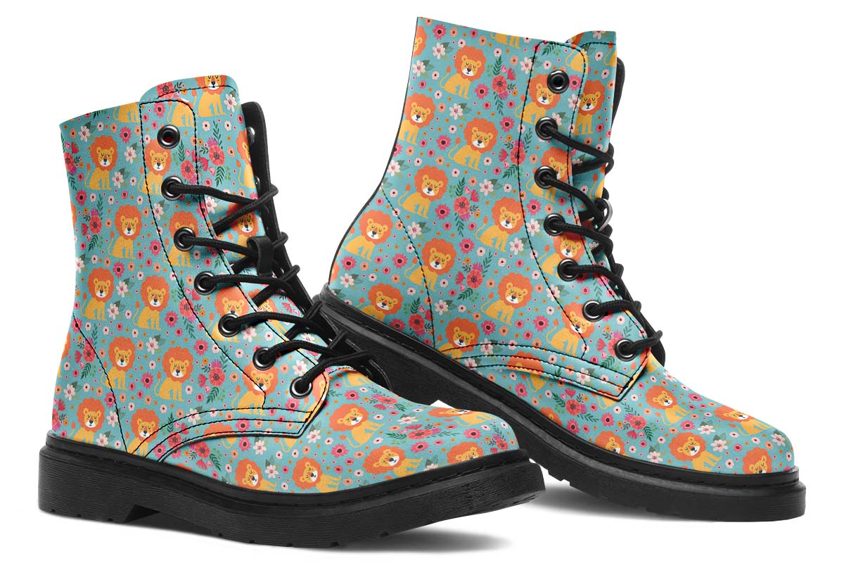Cute Lion Pattern Boots