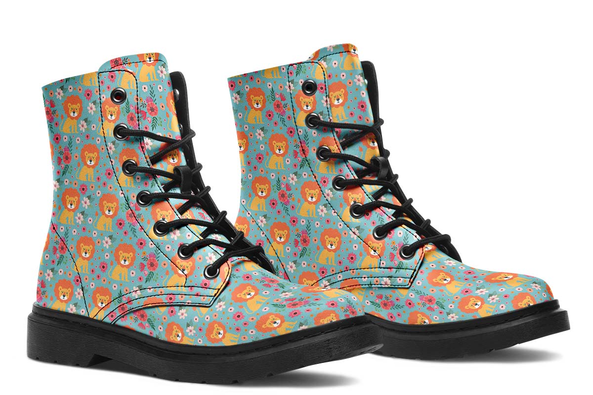Cute Lion Pattern Boots