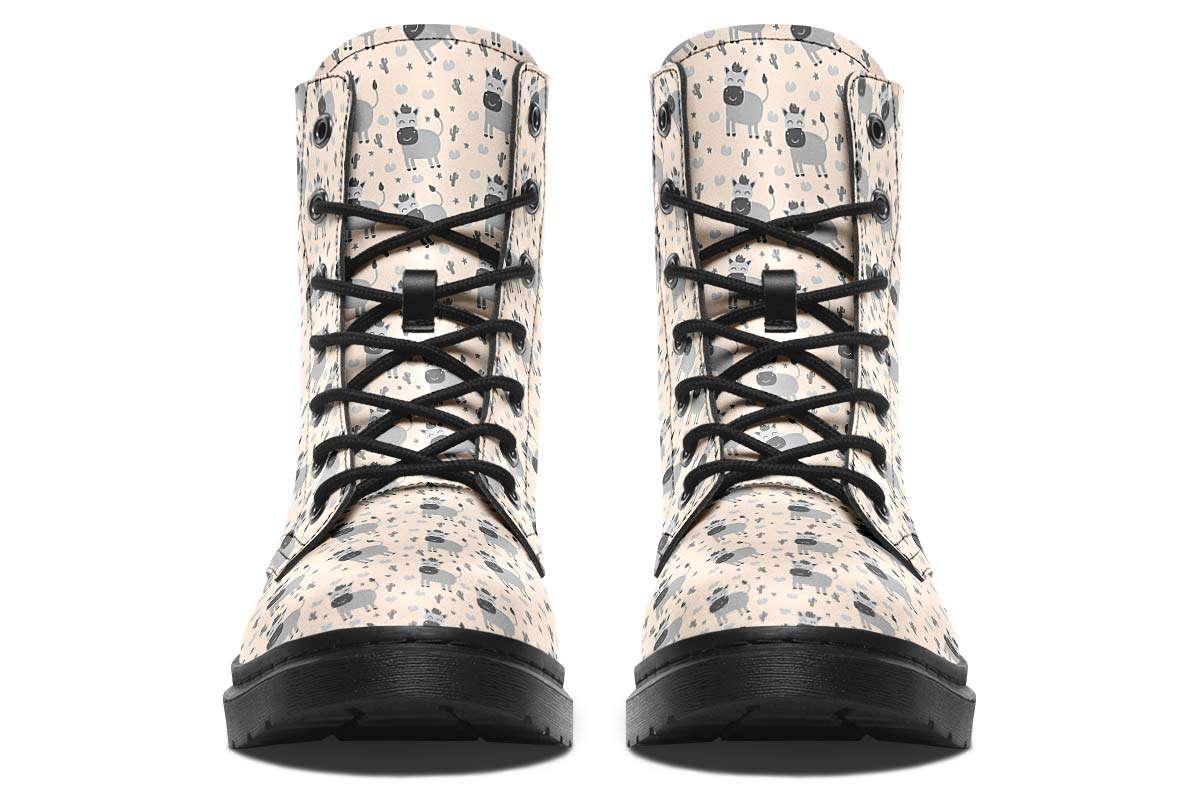 Donkey Patternt Boots