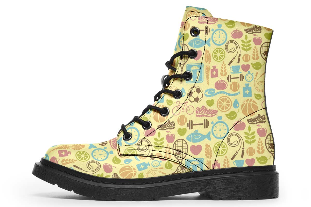 Fitness Training Pattern Boots