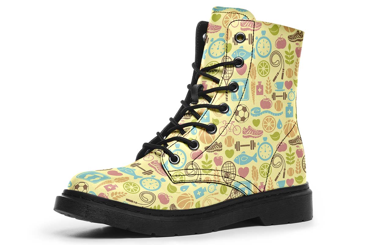 Fitness Training Pattern Boots