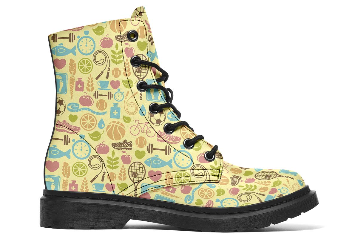 Fitness Training Pattern Boots