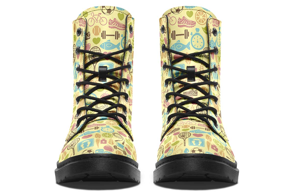 Fitness Training Pattern Boots