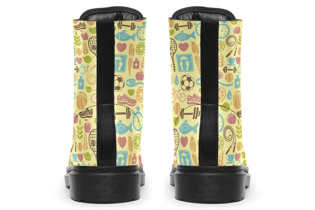 Fitness Training Pattern Boots