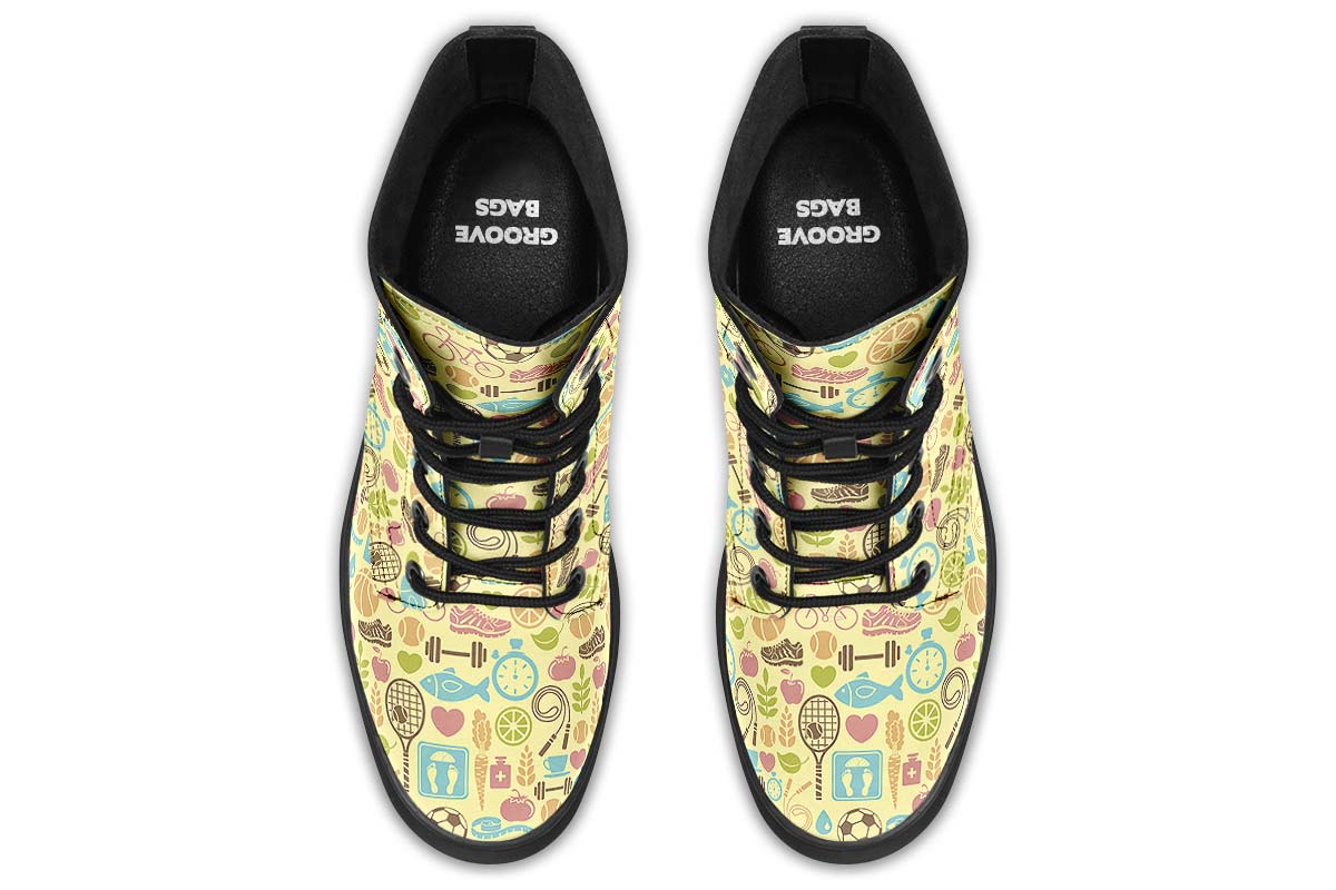 Fitness Training Pattern Boots