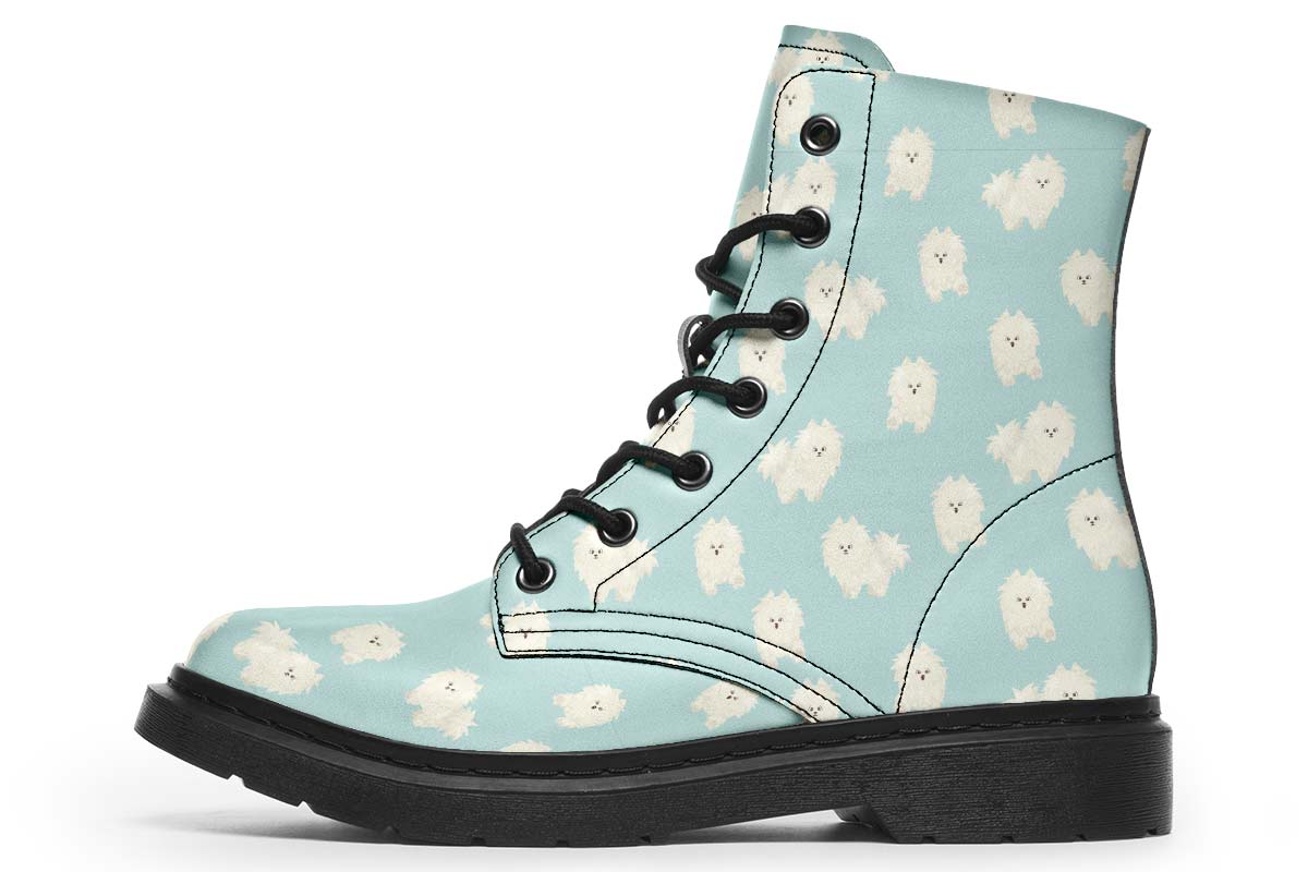 Fluffy American Eskimo Boots