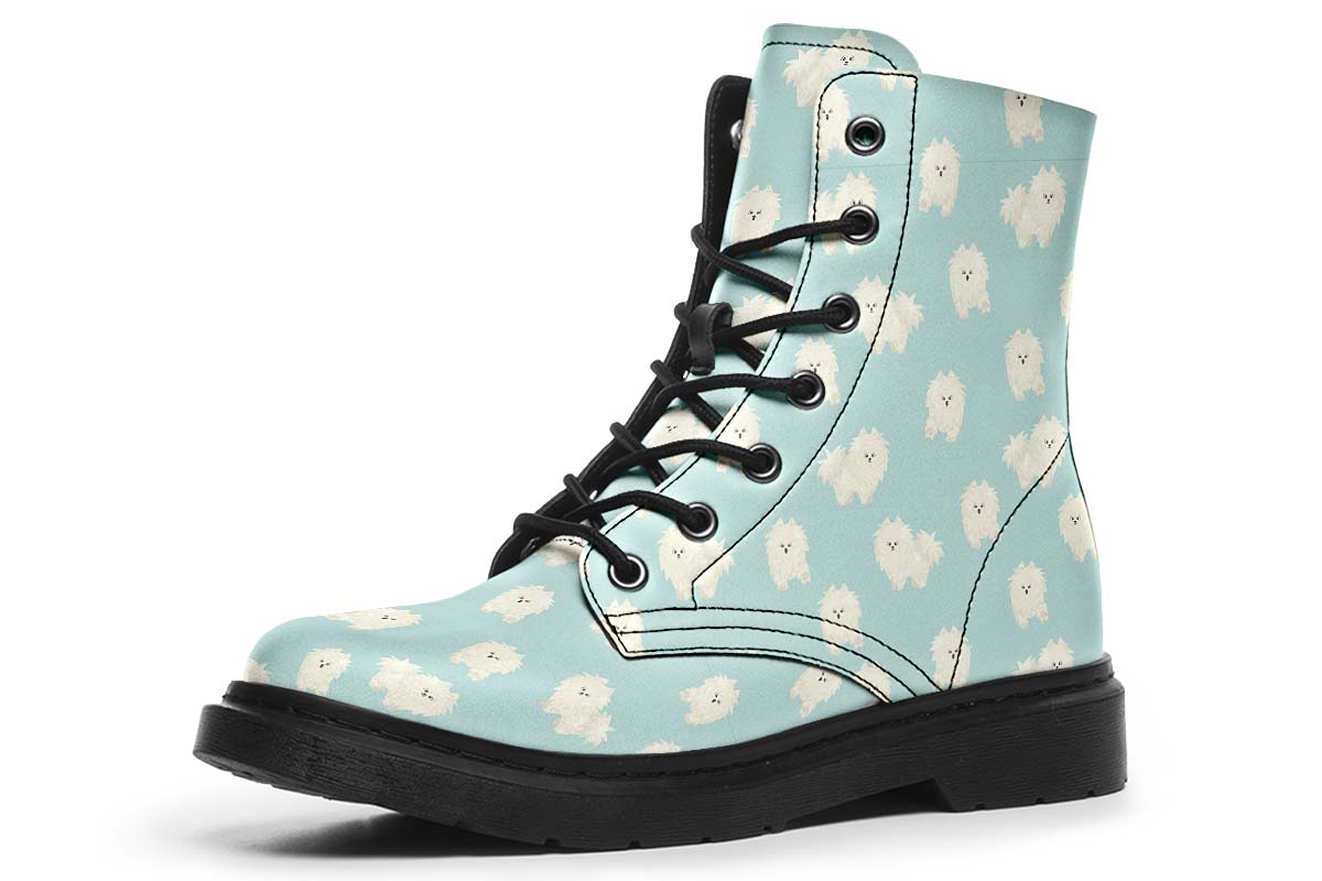 Fluffy American Eskimo Boots