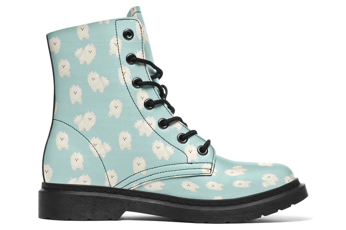 Fluffy American Eskimo Boots