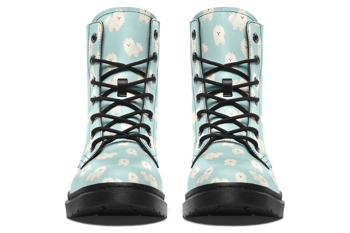 Fluffy American Eskimo Boots