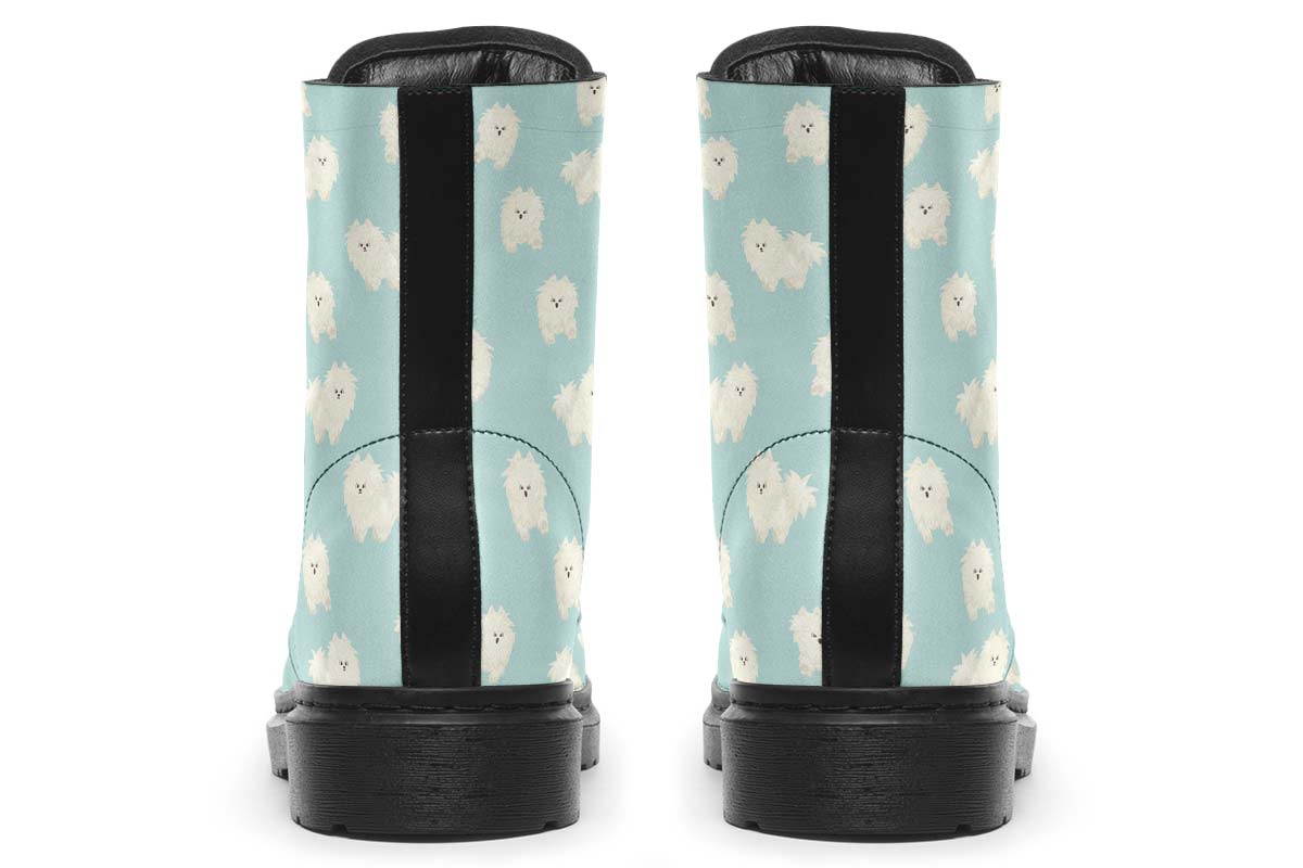 Fluffy American Eskimo Boots