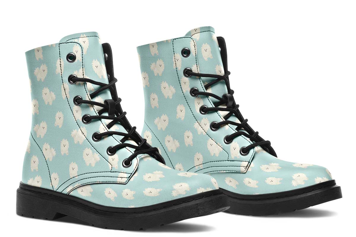 Fluffy American Eskimo Boots