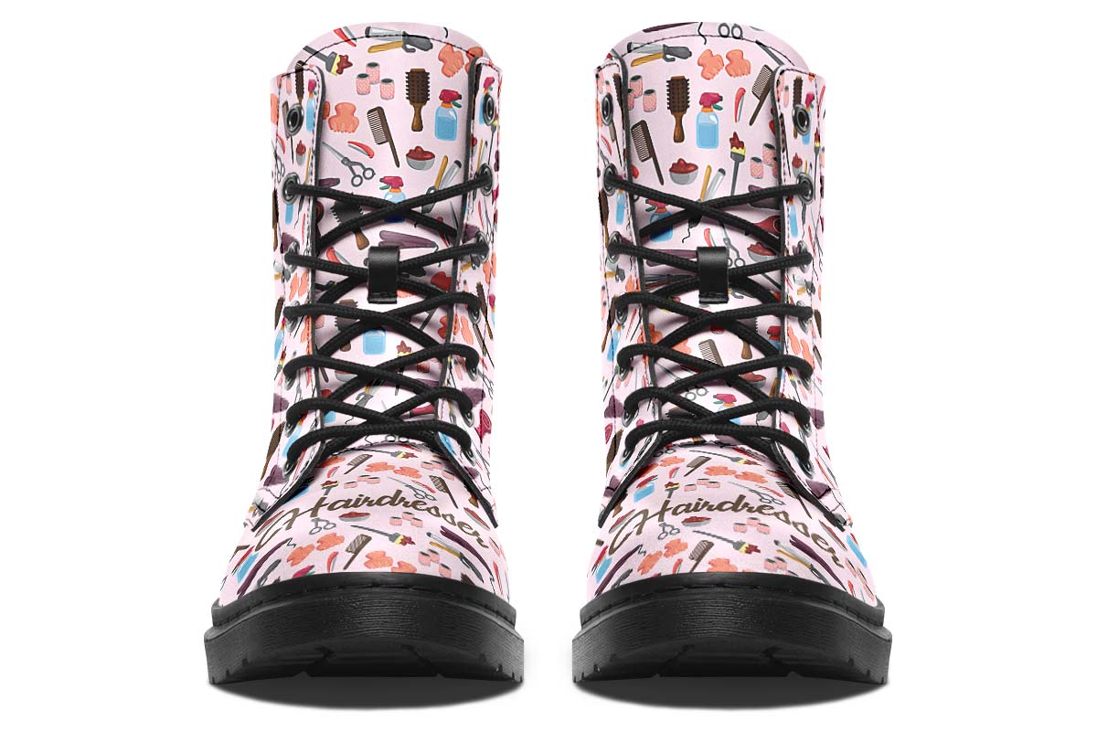 Hairdresser Pattern Boots