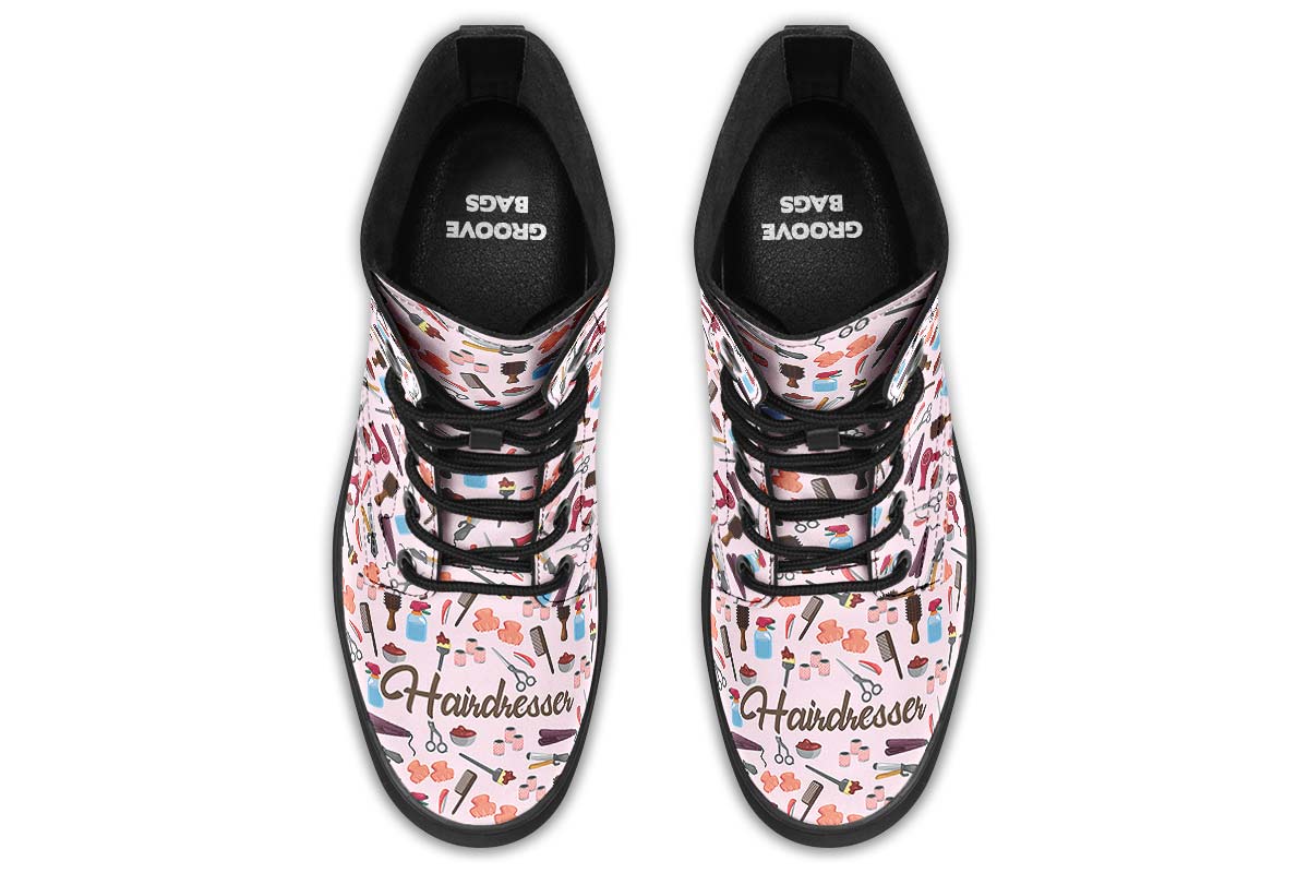 Hairdresser Pattern Boots