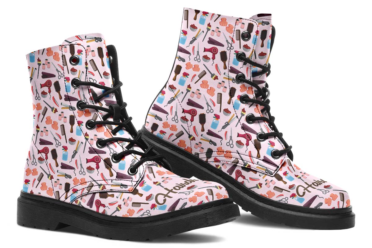 Hairdresser Pattern Boots