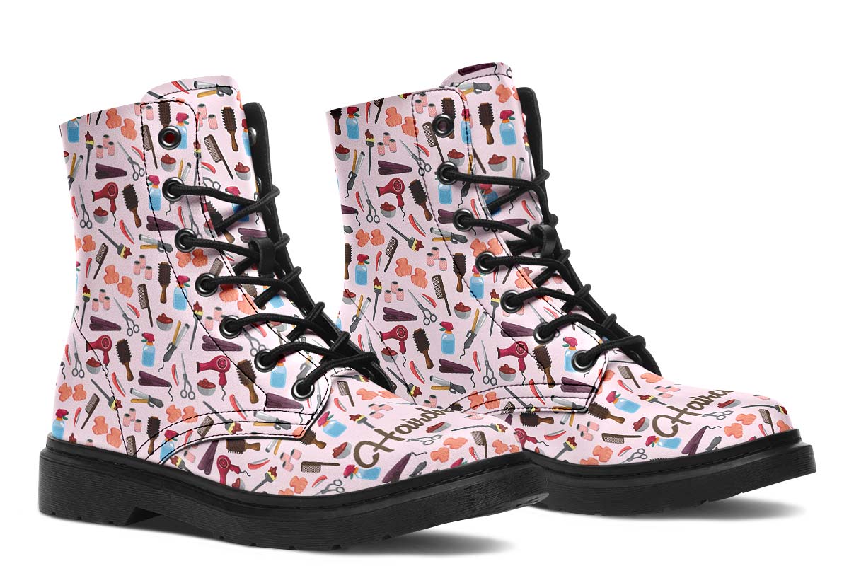 Hairdresser Pattern Boots