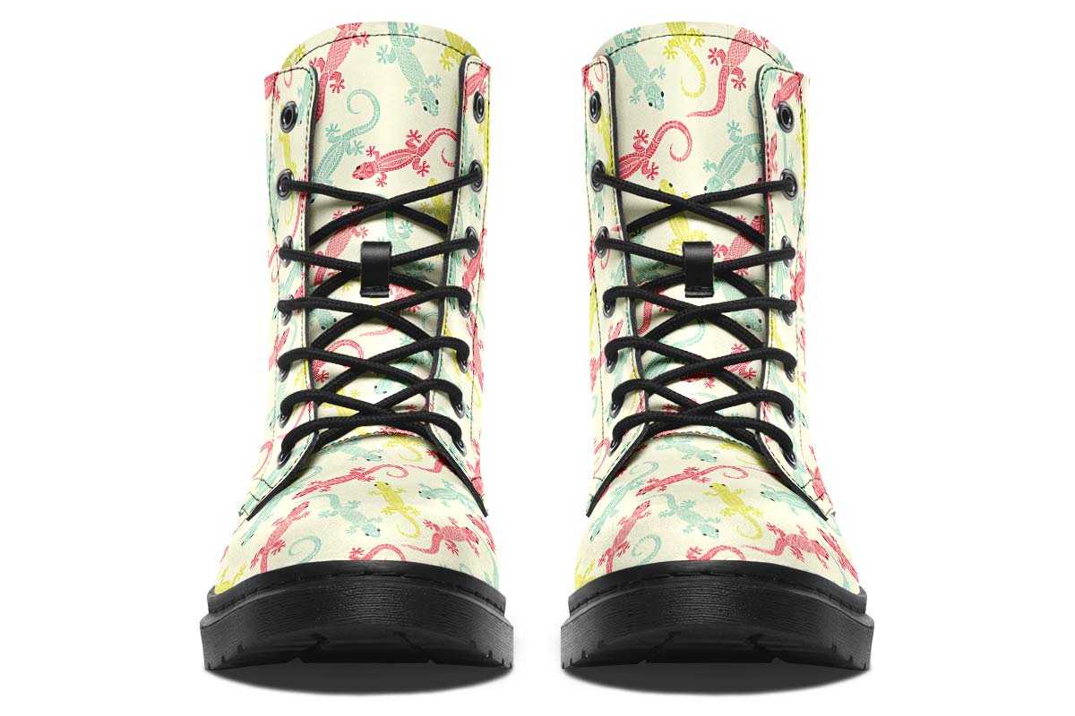 Lizard Pattern Boots