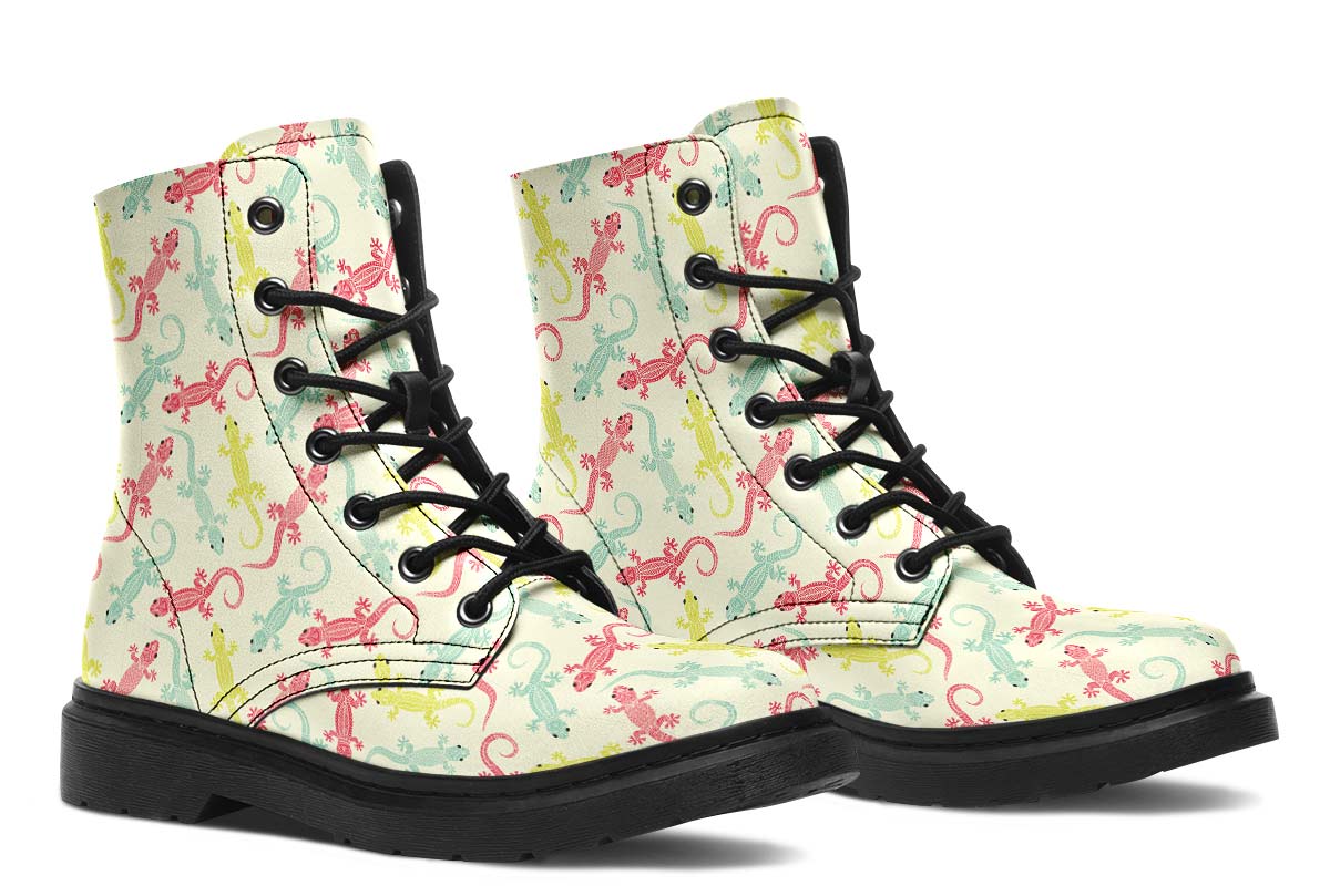 Lizard Pattern Boots