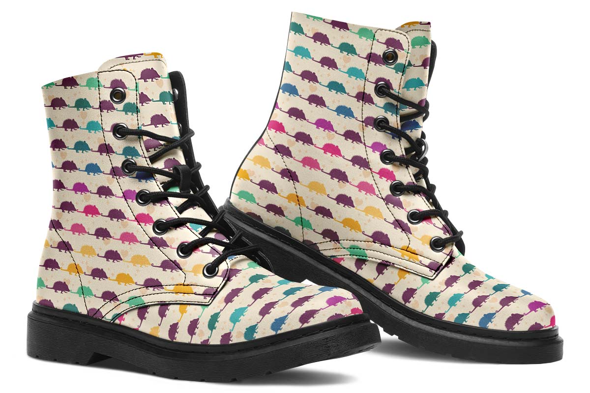 Opossum Pattern Boots