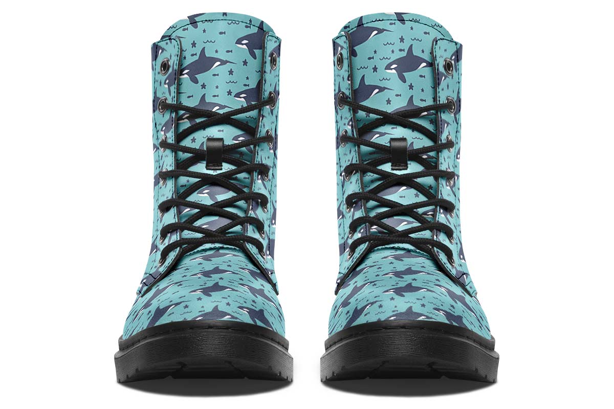 Orca Pattern Boots