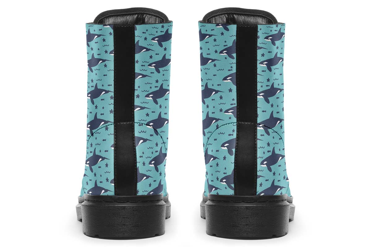 Orca Pattern Boots
