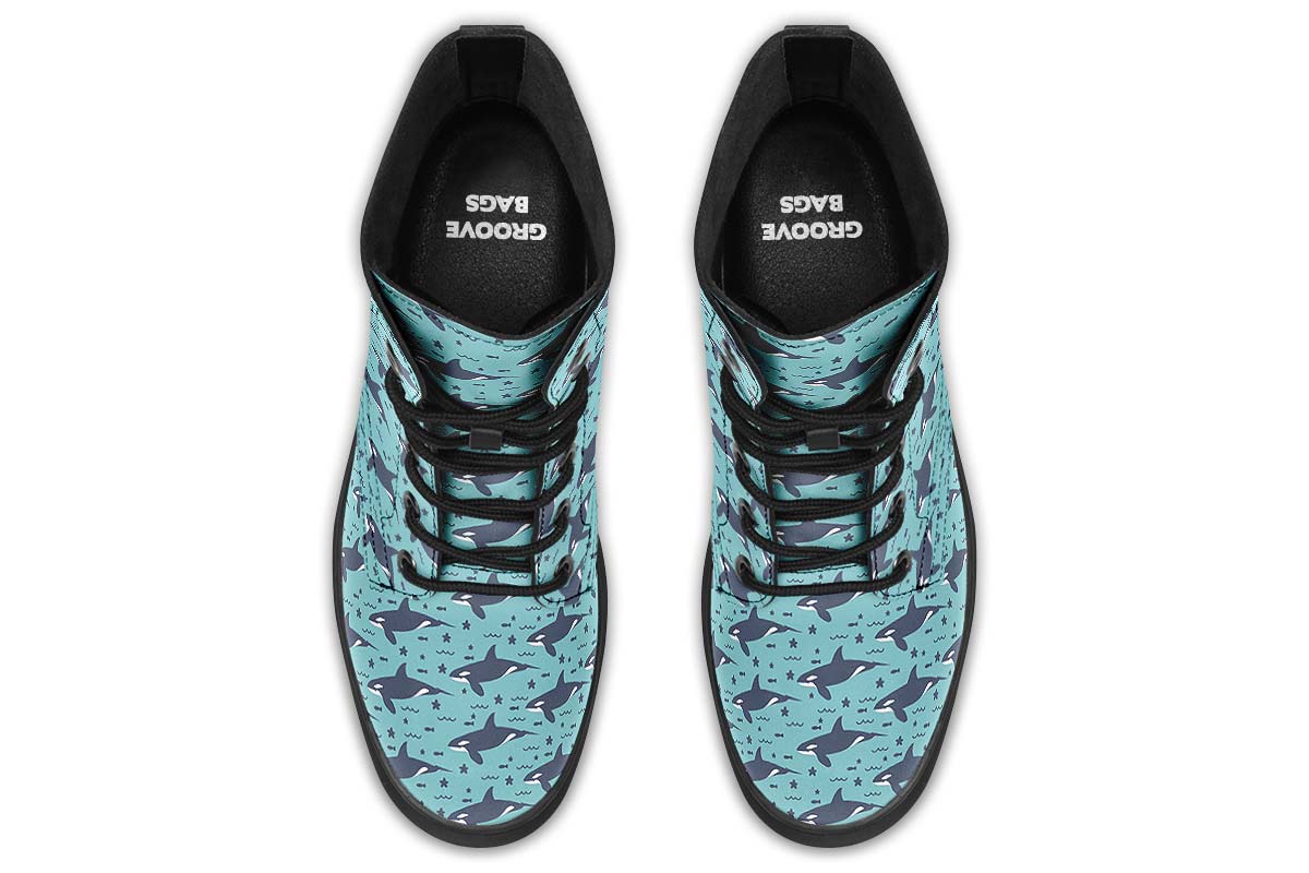 Orca Pattern Boots