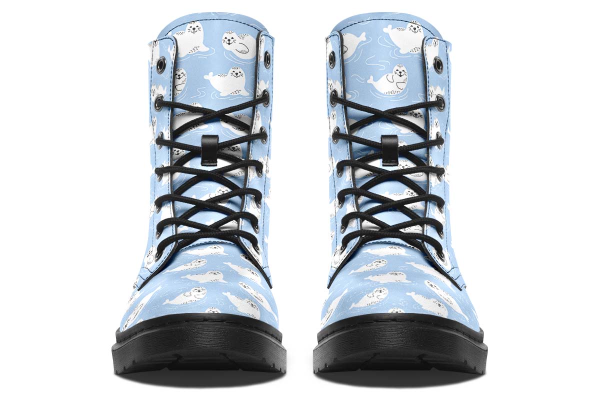 Seal Pattern Boots